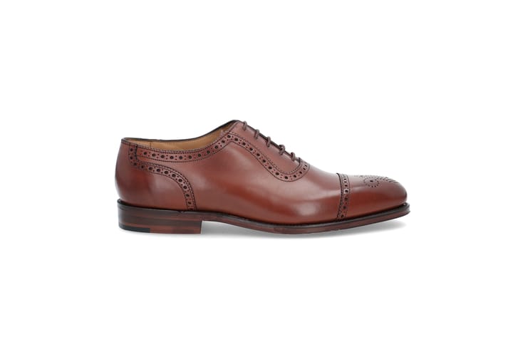 LOAKE 0128 Brun Semi Brogu LOAKE