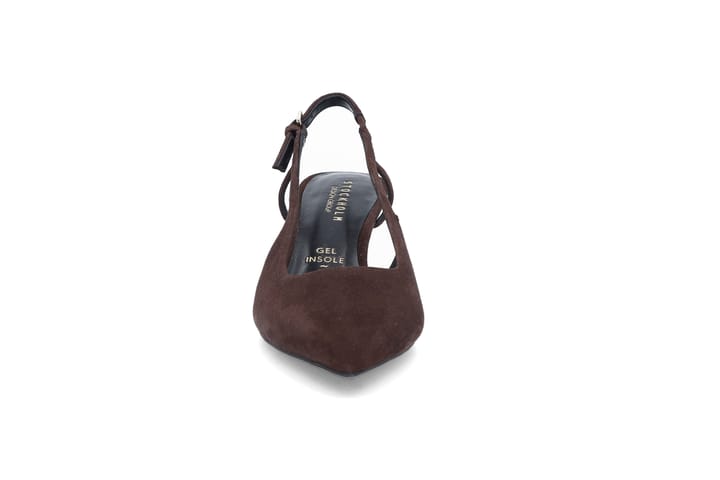 Elegant semsket slingback med gelsåle STOCKHOLM DESIGN GROUP