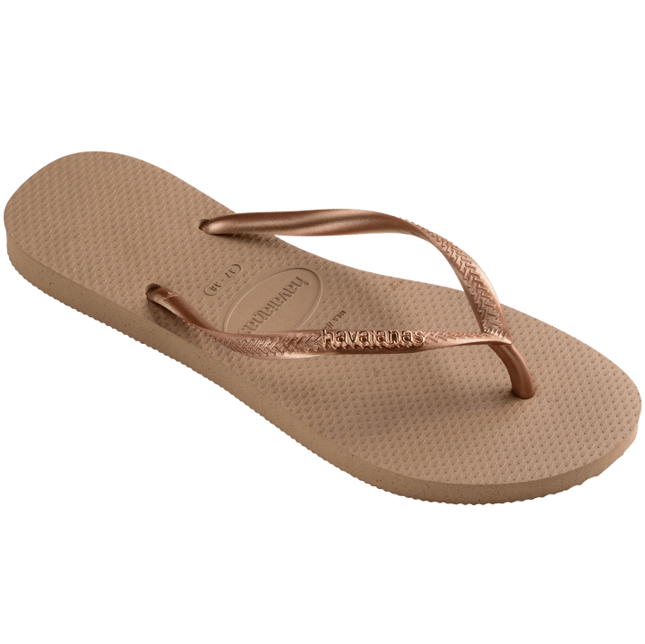 Hav. Slim Logo Metallic HAVAIANAS