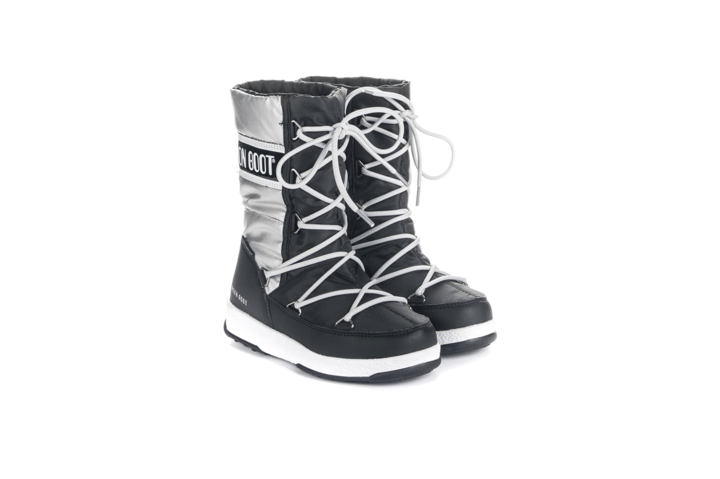 MOON BOOTS 8119 Black-Silver MOON BOOTS