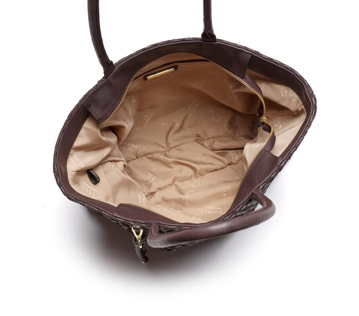 Stilren og elegant flettet skinnveske STOCKHOLM DESIGN GROUP