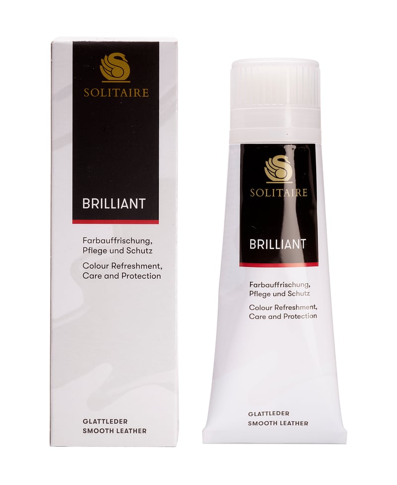 Brilliant Shoe Cream - medium brun SOLITAIRE Brilliant Shoe Cream - medium brun SOLITAIRE