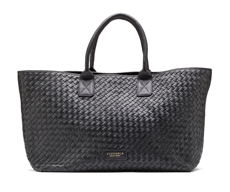 Shopper veske i flettet skinn STOCKHOLM DESIGN GROUP