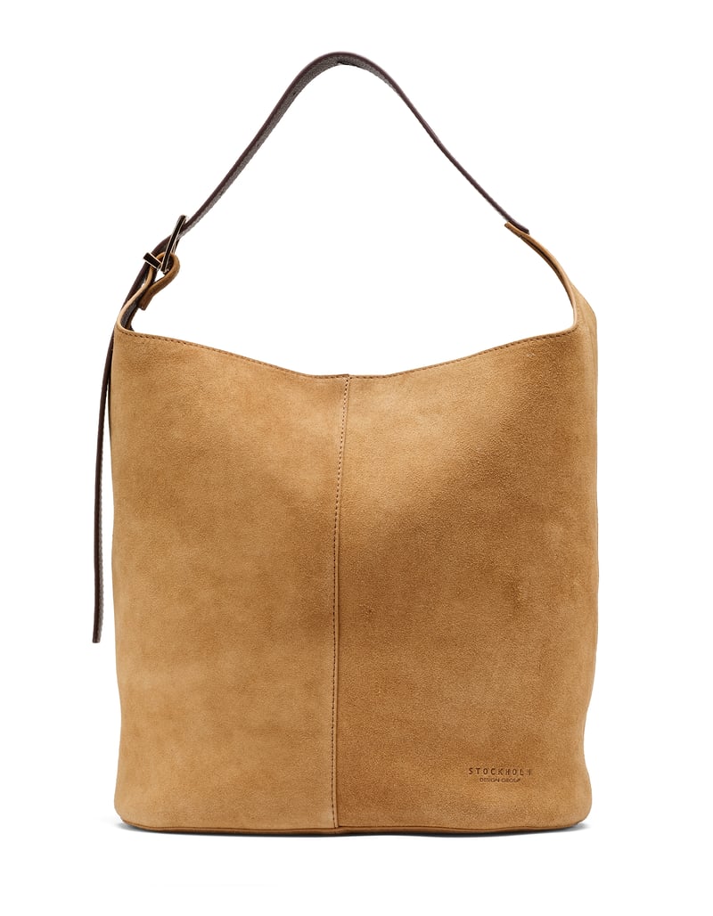 Shopper veske i semsket skinn STOCKHOLM DESIGN GROUP